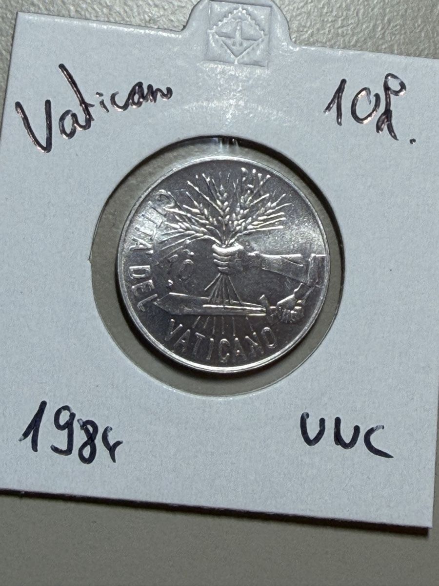 Tutti le monete: Vatican - 10 lires - 1984 UNC – Usato da Payerne venduto da Mike1682