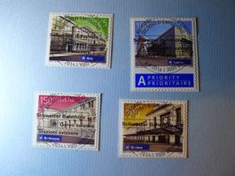 2016 Dauermarken Bahnhöfe ET Vollstempel 1601-1604