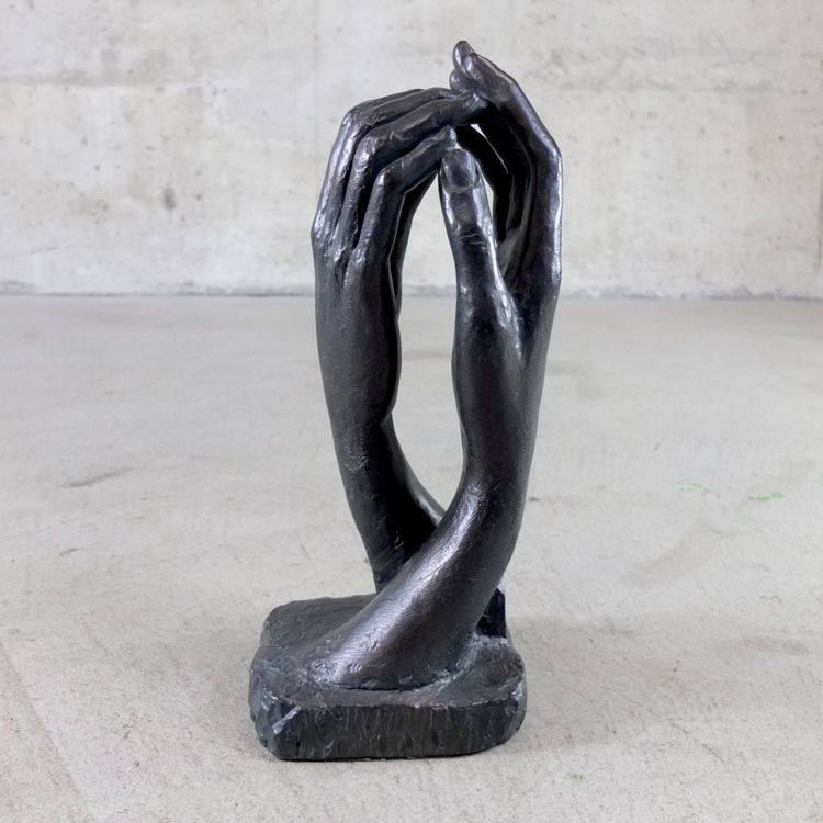 Zwei Hände „Die Kathedrale“ von Rodin, Austin Sculpture (Gebraucht) in ...