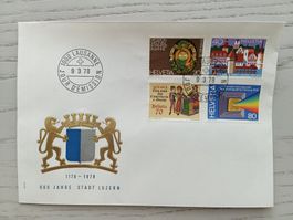 1978 FDC Werbemarken