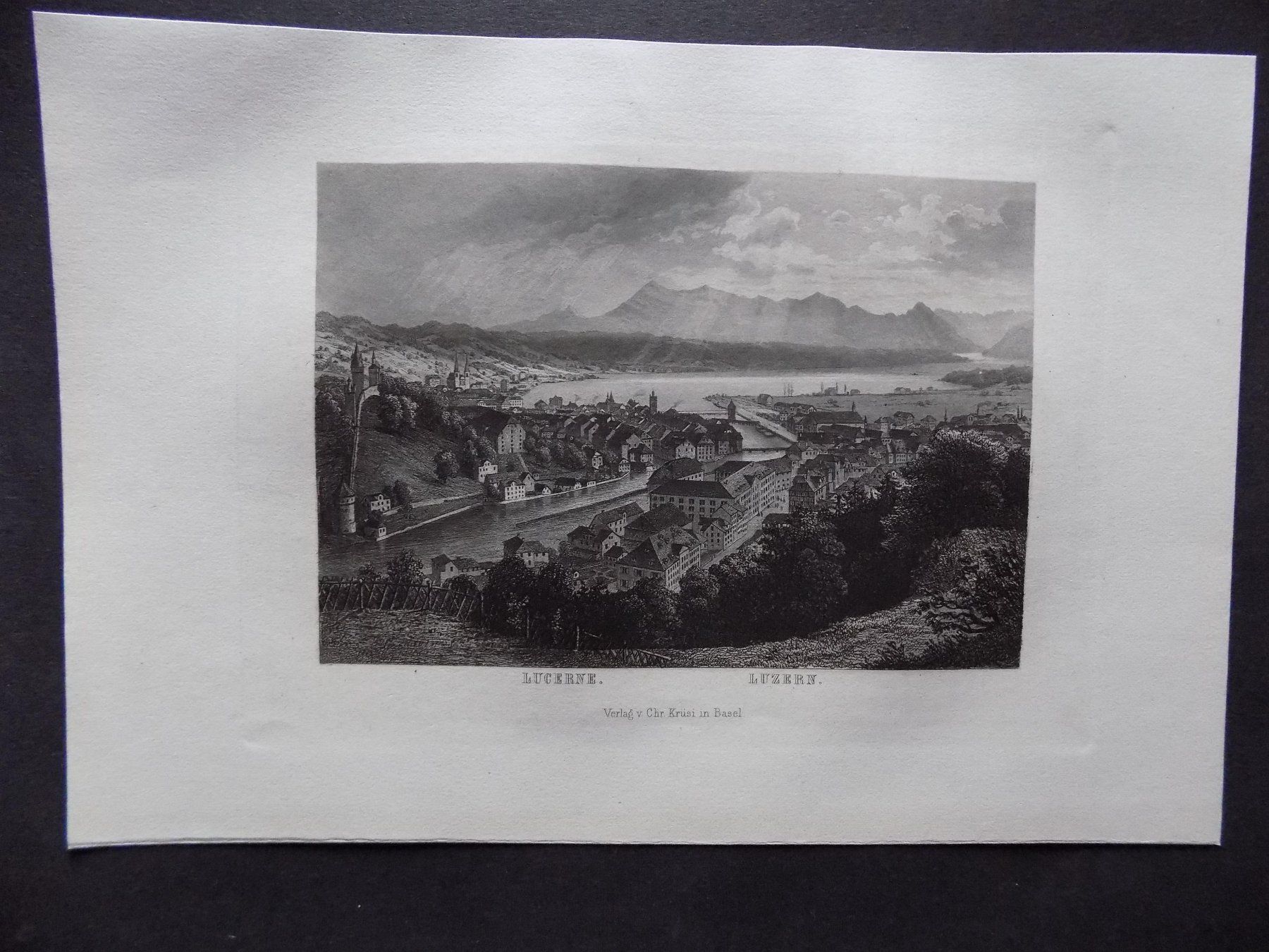 Gravures: Luzern – D'occasion à Risch par Rischli15