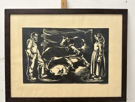 Giovanni Müller (1890-1970) CH Künstler  Kühe