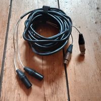 XLR Kabel 2 x XLR Stereo 10m Länge