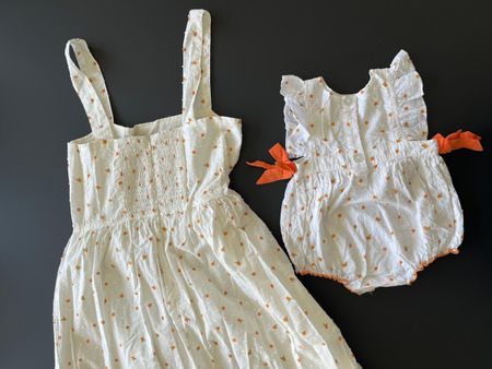 Cute Mother S size - Daughter 6/12M Matching