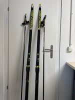Langlaufski Fischer mit Rex Stöcken gebraucht 167.5 cm