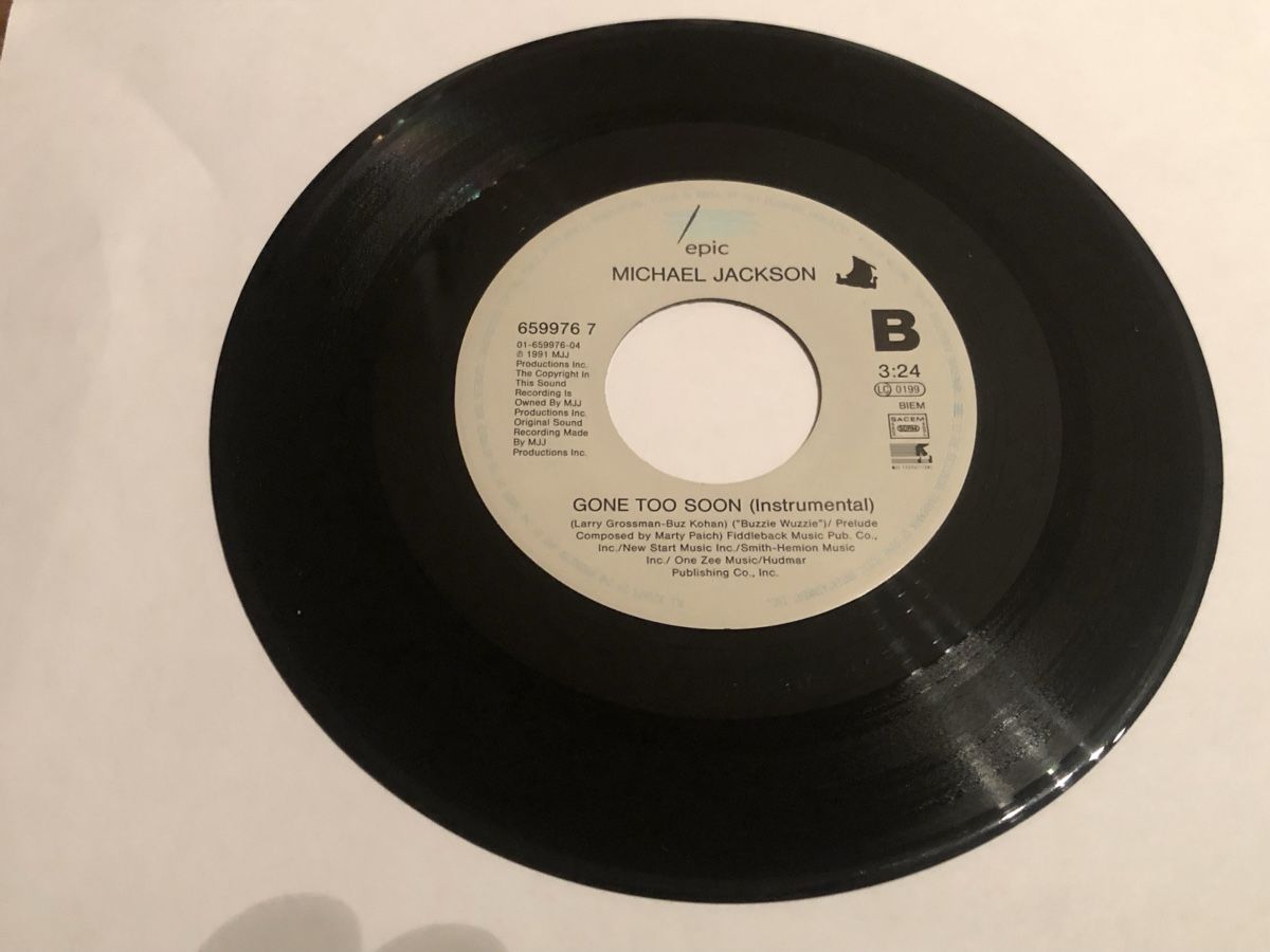 Dischi in vinile: Michael Jackson. 1993. Gone Too Soon – Usato da Faulensee venduto da Mizuno06 3