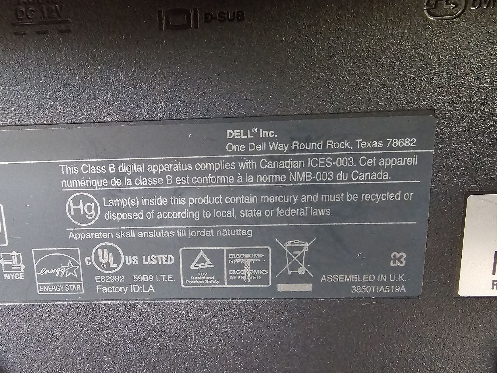 Dell Monitore: Dell Monitor 1905FP – Gebraucht aus Wald ZH von Grappe 5