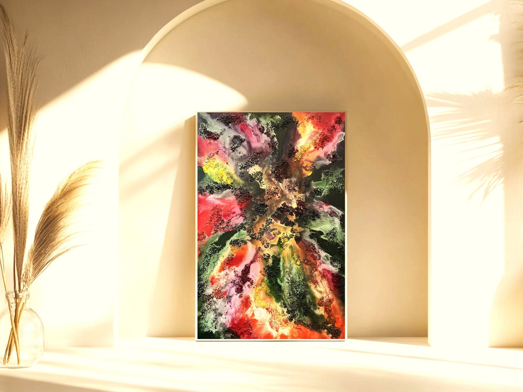 Dipinti: Andrea Scacciotti - Malerei auf Leinwand - Material abstrakt – Usato da Ponte Tresa venduto da 11GalleriaAlterEgo11 4
