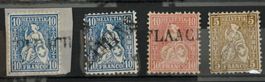 CH - Sammlungen - Stabstempel Sitzende Helvetia 5