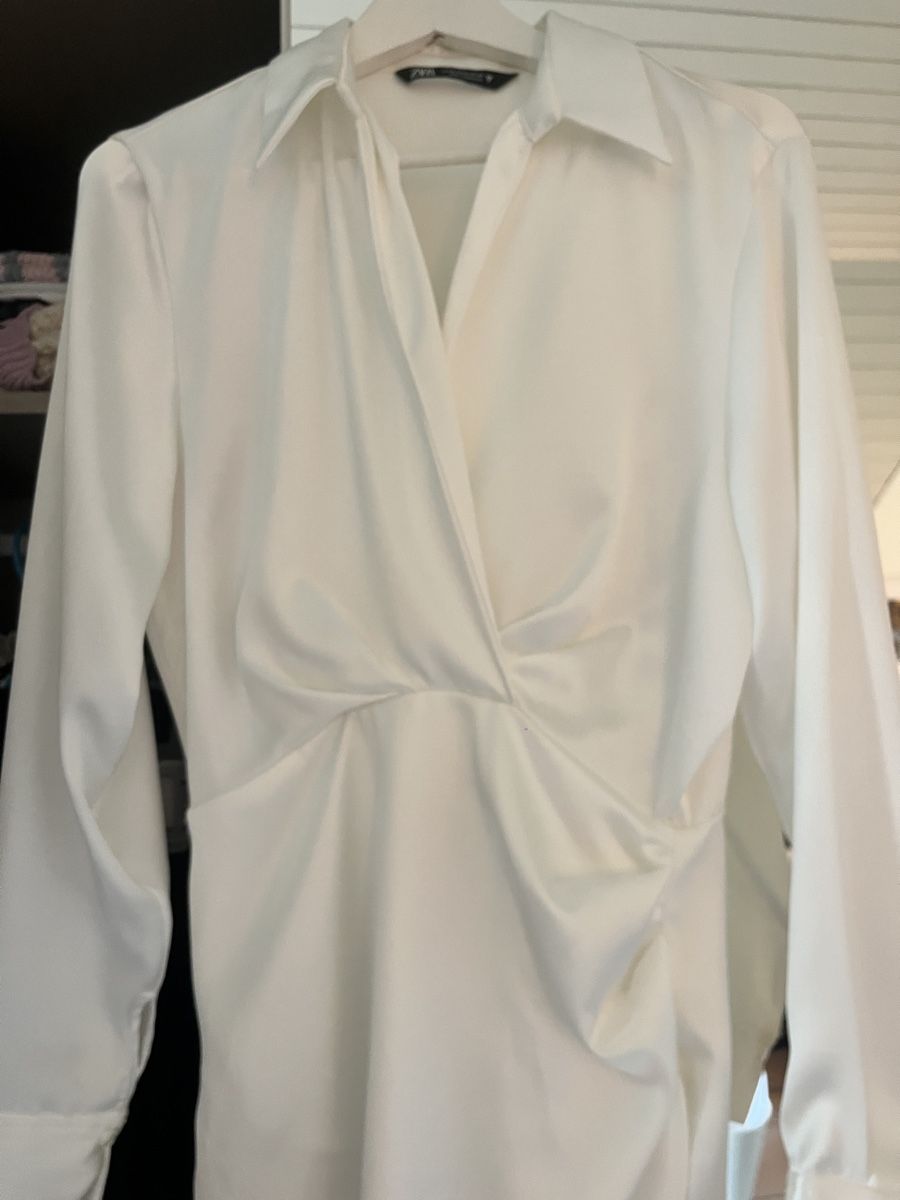 Zara Kleider: Zara Kleid weiss, neu – Neu (gemäss Beschreibung) aus Frick von Lipstik 1