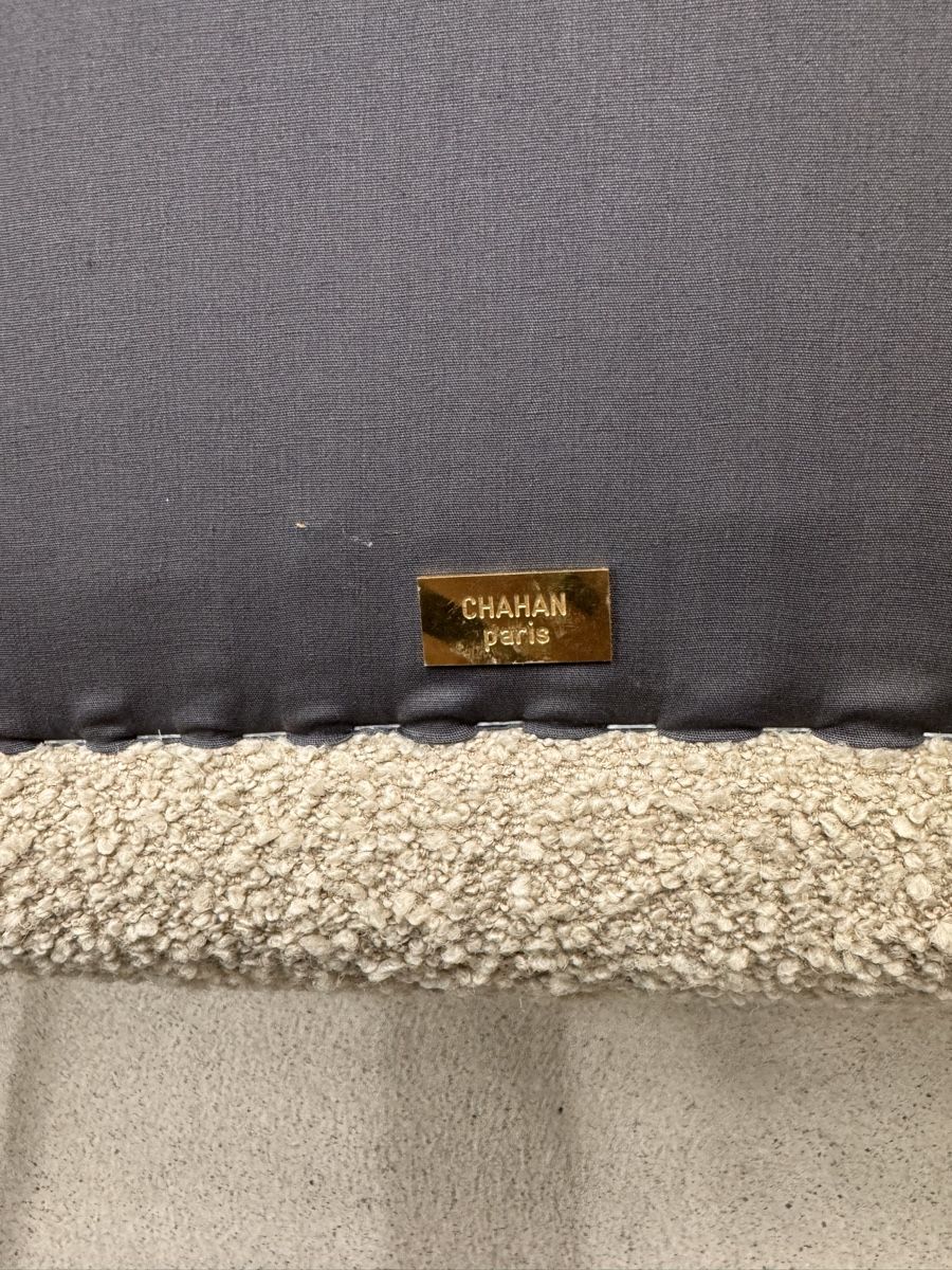 Chaises: Design-Stuhl von Chahan Paris mit Messinggestell – D'occasion à Rüschlikon par noe_jbl2 3