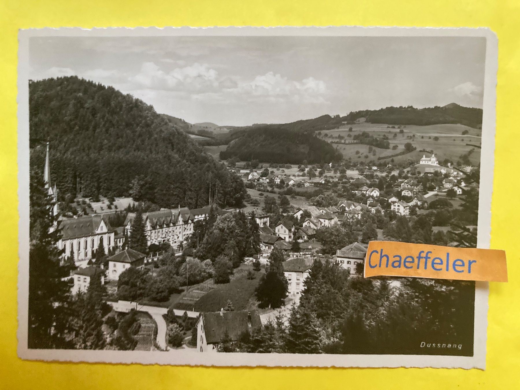 Cartoline postali: 1946 Dussnang – Usato da Zürich venduto da Chaeffeler