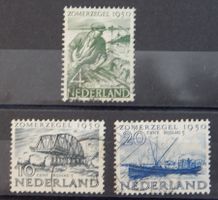 Niederlande Kat. 553 & 556-557 gest. 1950 Kat. 36 Euro