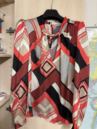 Damen Bluse Atmosphere geometrisch bunt guter Zustand