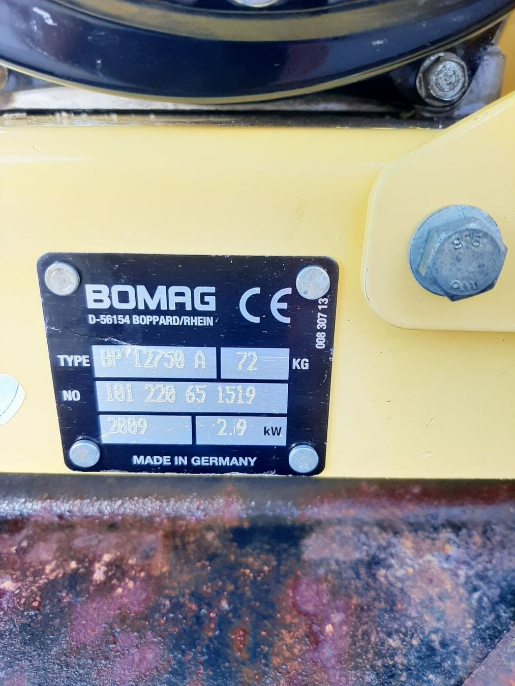 Bomag Tutte le macchine: Vibroplatte Rüttelplatte Bomag Honda – Usato da Rain venduto da Kleinmoto 7