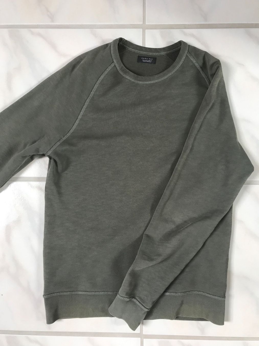Maglioni & Felpe: Zara crewneck olive, L – Usato da Langnau am Albis venduto da CollectingCoRe