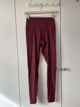 CRZ YOGA Sport-Leggings Damen Bordeaux Gr. S – highwaist