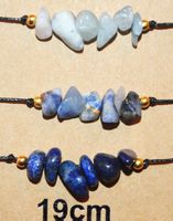 Armband Set A-722 – Aquamarin, Blauer Türkis, Lapis. 3 Stück