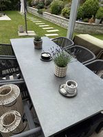 Gartentisch Catello 210 x 90 cm - Keramik / Beton