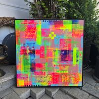 Acrylbild 'SPARKS' • 60x60 • JasArt