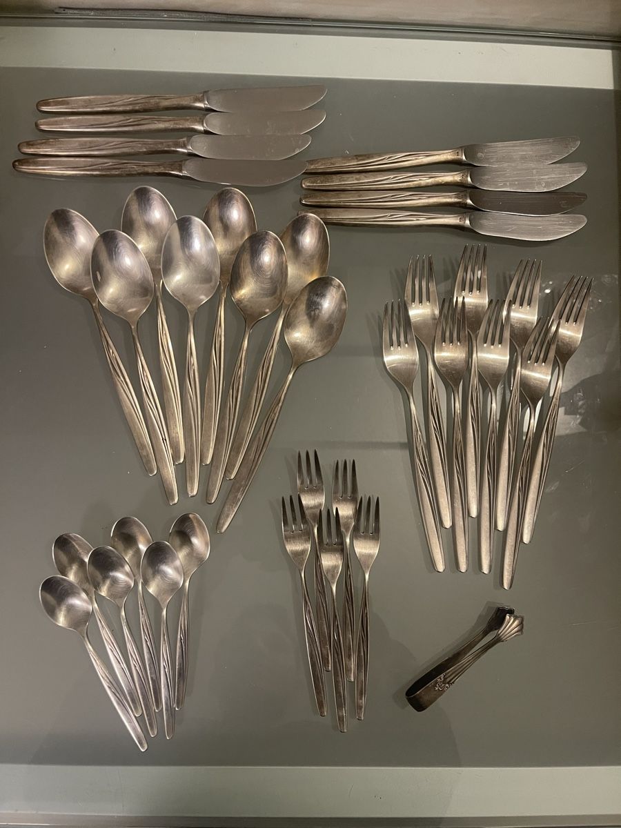 Set di posate: Besteck-set versilbert – Usato da Schlieren venduto da Mattis123
