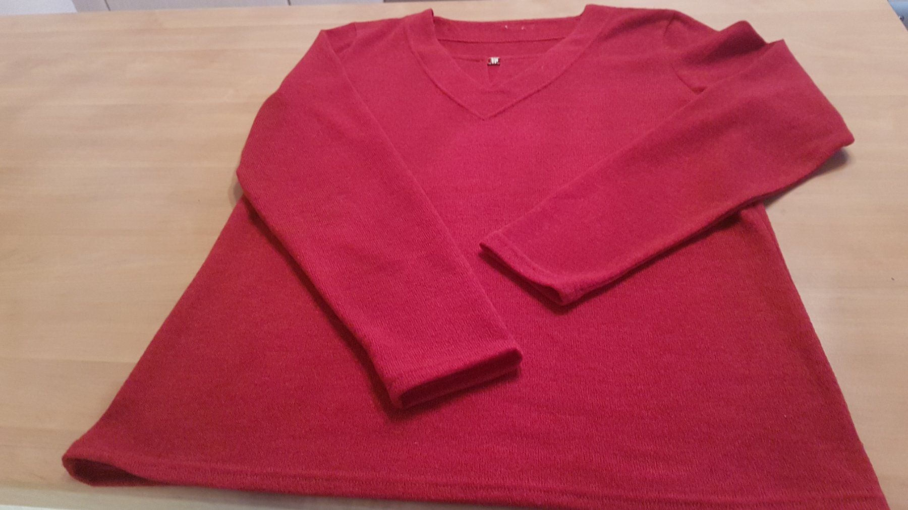 Pullover & Sweatshirts: Pull rouge foncé grandeur L – Gebraucht aus Villiers von san_jn5w 7