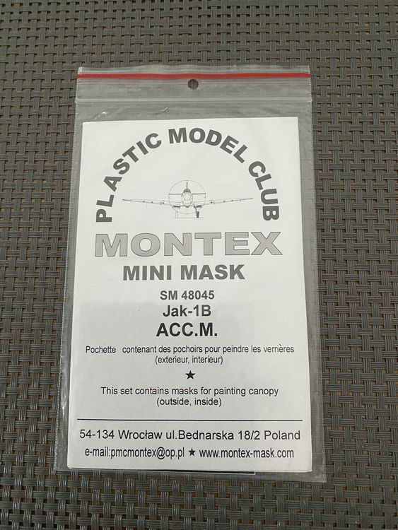 1/48 YAK-1B MINI MASK SET FOR ACCURATE MINIATURES | Kaufen Auf Ricardo