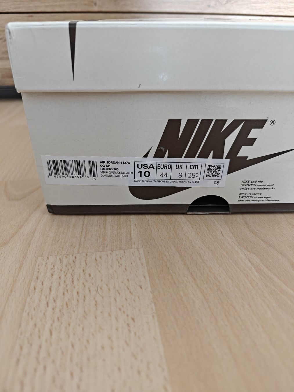 Jordan Herrenschuhe: Jordan 1 low Travis Scott Medium Olive – Neu und originalverpackt aus Zofingen von EugenSpb 5
