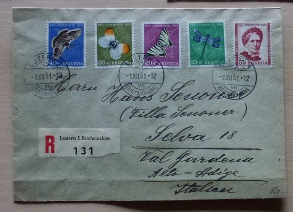 Tutti i francobolli: Ersttag ++ 3 PJ Satzbriefe 1949 - 1951 – Usato da Walkringen venduto da Casablanca777 3