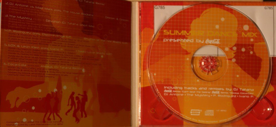 CD: Summer Dance Mix - (Presented By Coca Cola) – Usato da Luzern venduto da CONTENTI 1