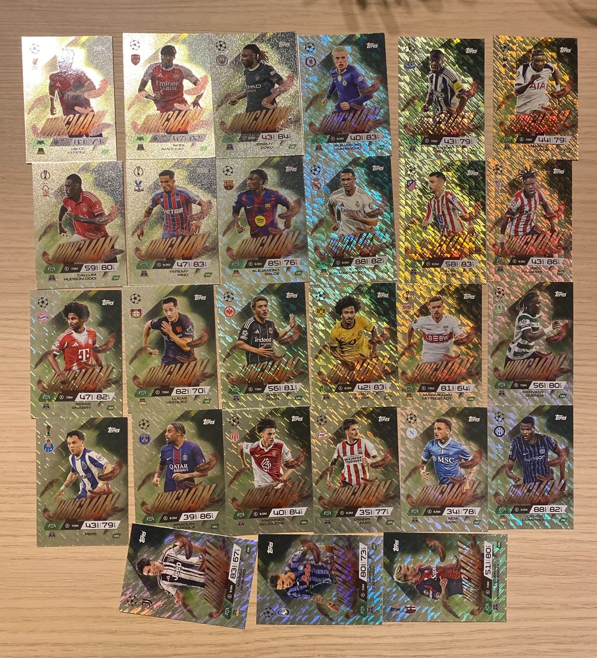 Topps Sammelbilder & Trading cards: Topps Match Attax Extra 25/26 Wingman komplett – Neu (gemäss Beschreibung) aus Zürich von BVBWINNER
