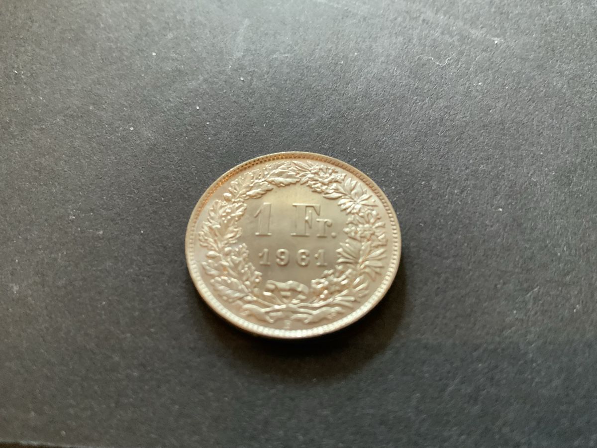 Toutes les monnaies: 1961 EINFRÄNKLER SILBER VORZÜGLICH ++ – D'occasion à Beinwil am See par Ricri 1