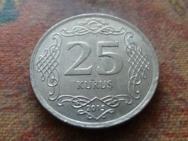 TURQUIE  25 Kurus  2015
