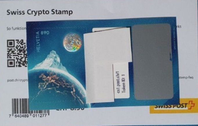 Alle Briefmarken: Swiss Crypto Stamp 1.0 - 25.11. 2021 – Neu und originalverpackt aus Diessenhofen von Oatman66 2