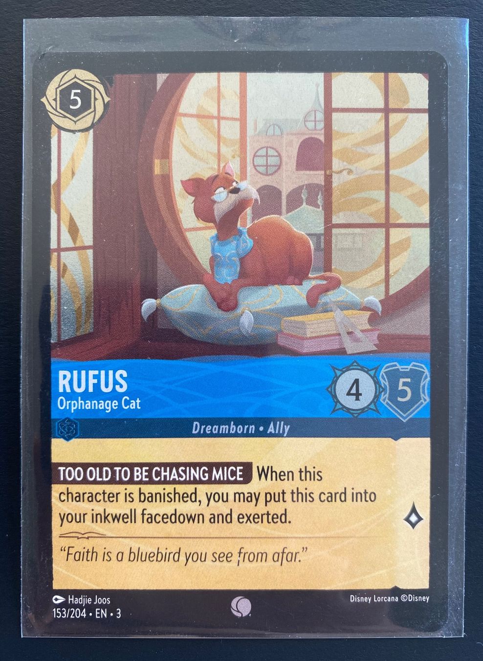 Disney Sammelbilder & Trading cards: Lorcana FOIL RUFUS 153/204 EN 3 Common – Gebraucht aus Lugano von VlaseCard