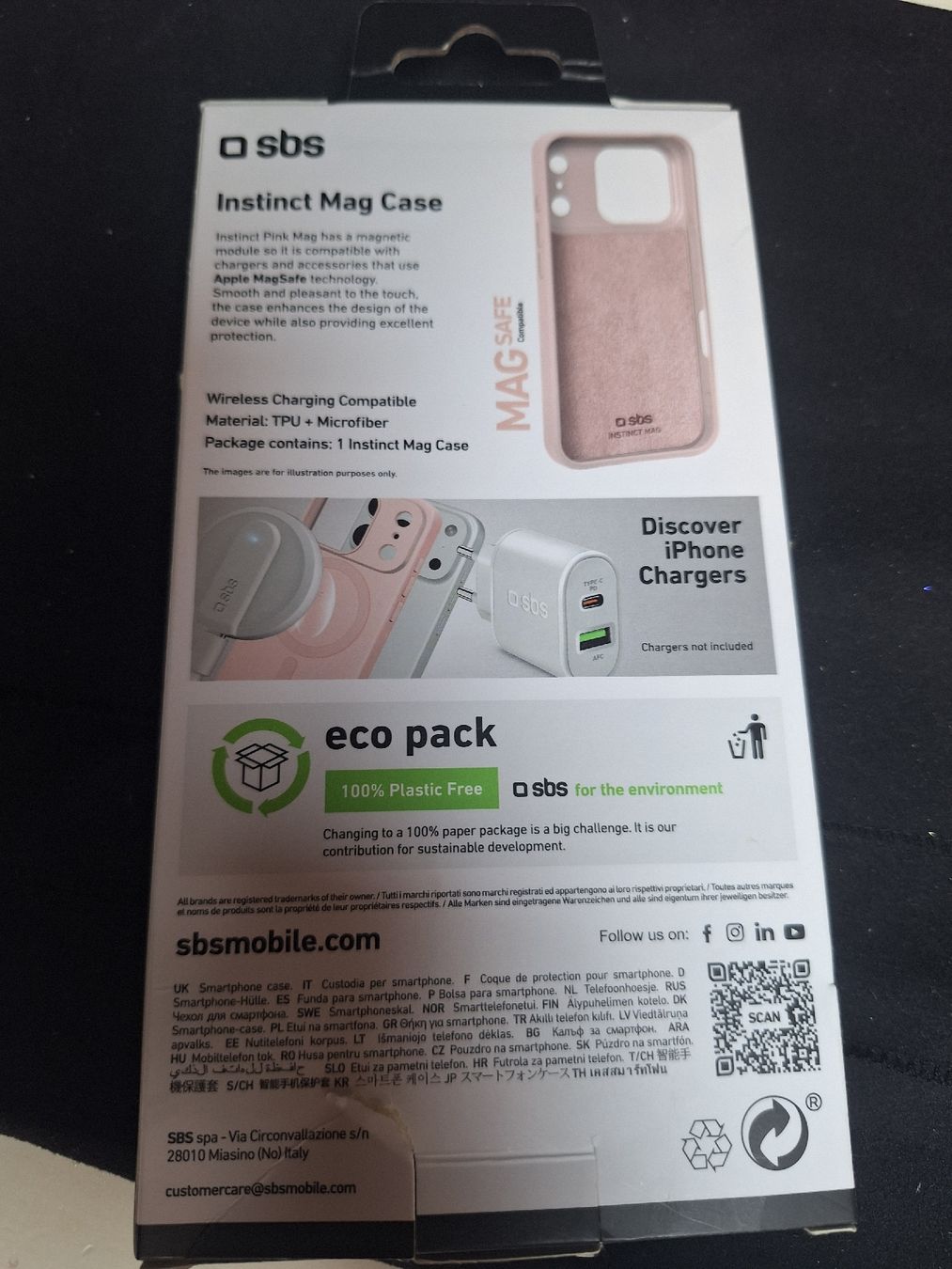 Cover & Protezioni schermo: Coque SBS Instinct Mag Case pour iPhone 17 Pro rose – Nuovo e nell'imballaggio originale da Tannay venduto da v1n1p00h 1