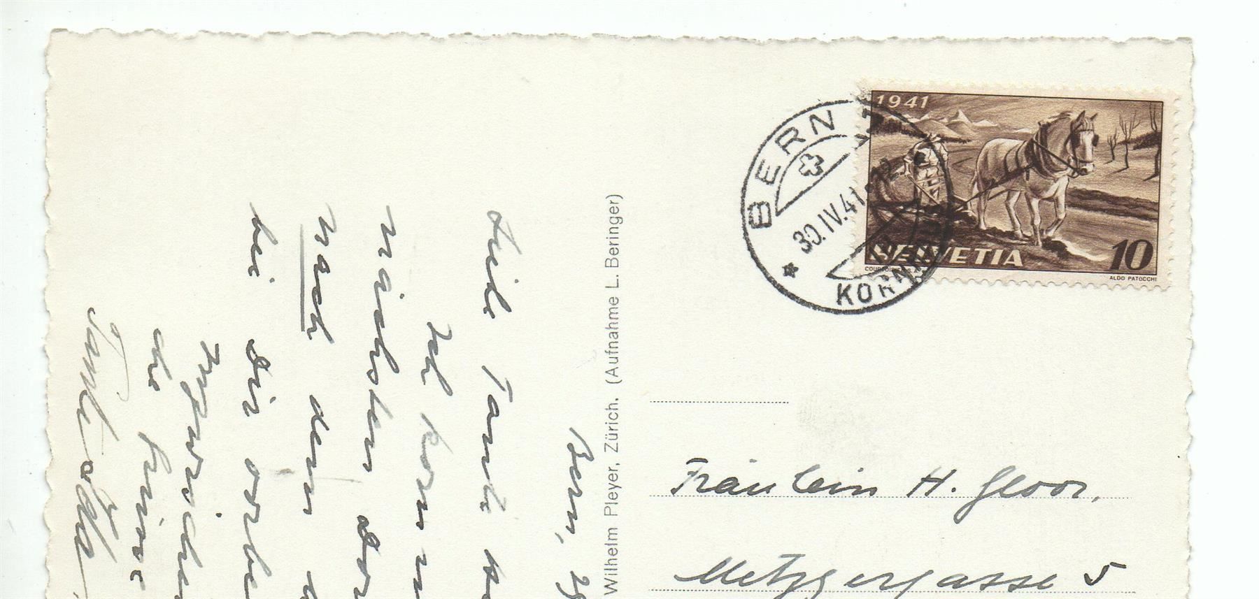 Cartoline postali: BERN Käfigturm - Tram - Auto 1941 – Nuovo (secondo la descrizione) da Jona venduto da philajona 1