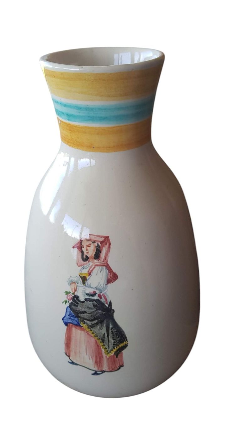 Vasi & Recipienti: Vase Majolika Ferlano 1950er – Usato da Mörschwil venduto da wunderkiste44 1