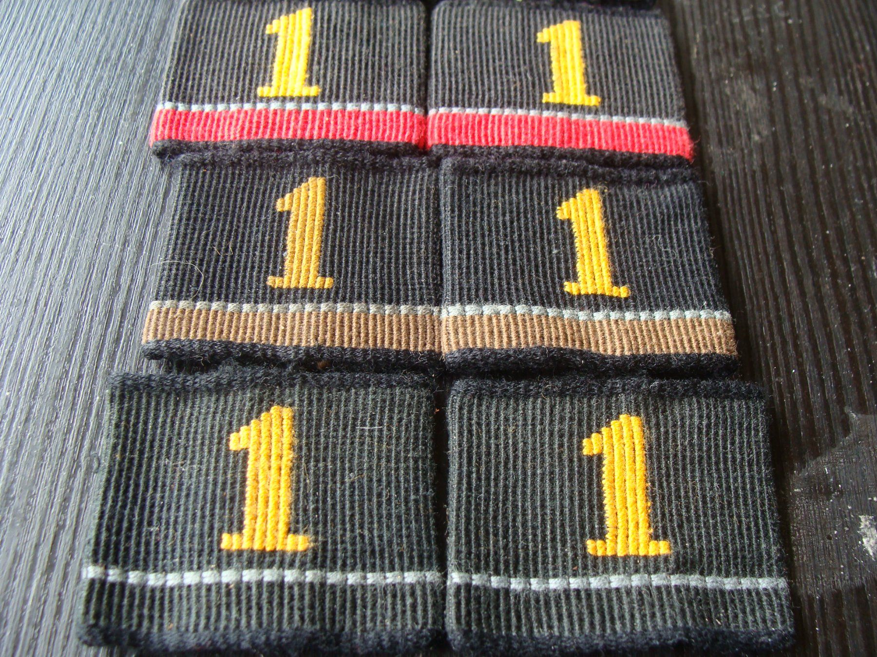 Schweizer Armee Placchette & Badge: 3 paires de patelettes No 1 – Usato da Cuarny venduto da hen_g7hn 1