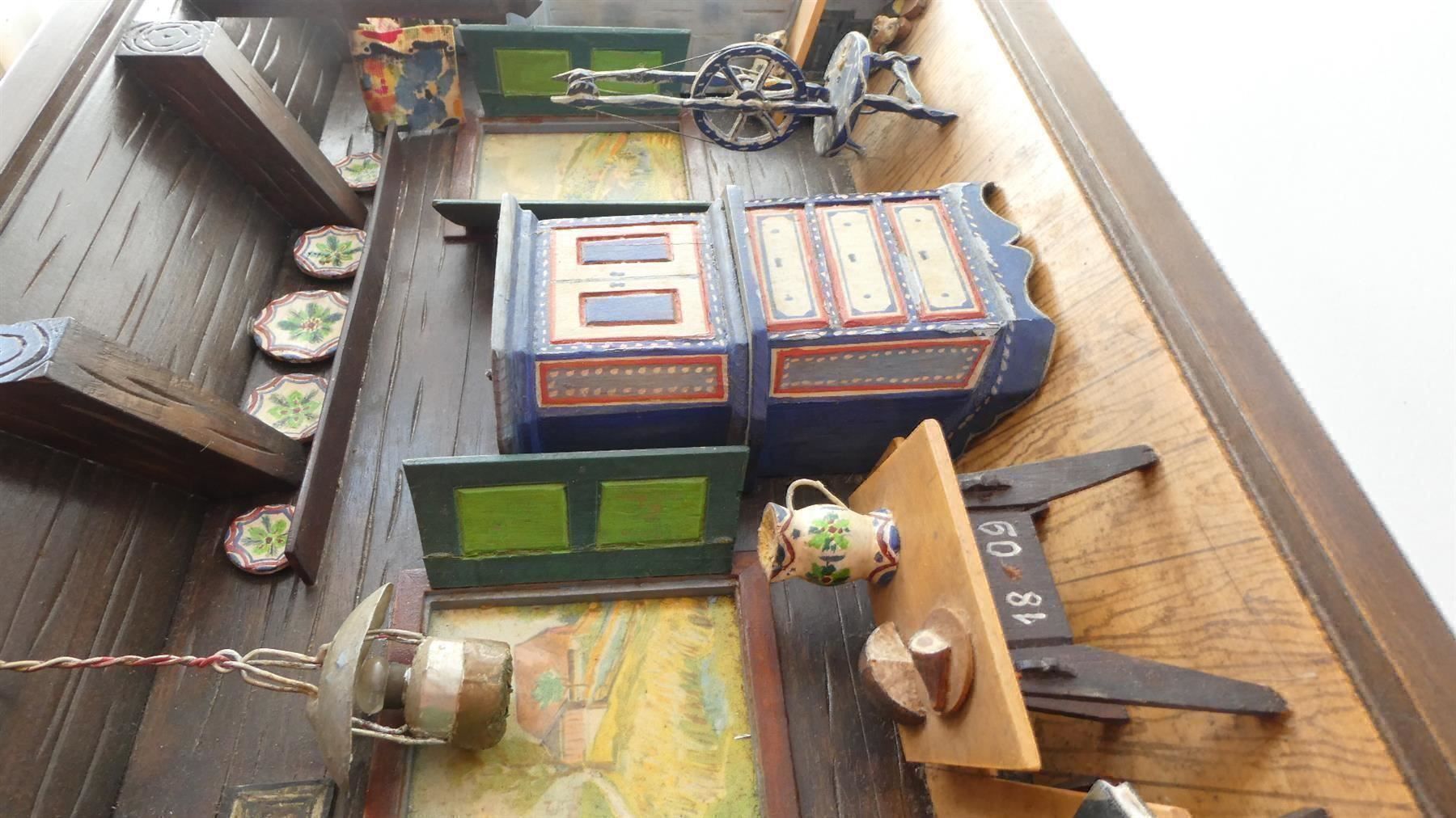 Kit di modellismo & Modellini statici: antike 3D Diorama Interior Schattenbox Bild Innenszene – Usato da Frauenfeld venduto da Astra13 6