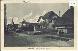 Kerzers - Dorfstrasse mit Käserei