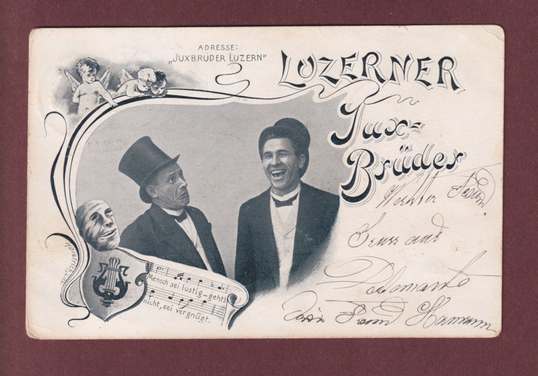 Cartes postales: LUZERN - Juxbrüder - 1903 – D'occasion à Pully par nicecards