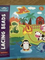 Tacobear Schnellschnuerperlen Holz Tiere Lernspielzeug ab 3 