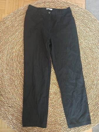 Schwarze Hose von Paola Facchetti Grösse 42