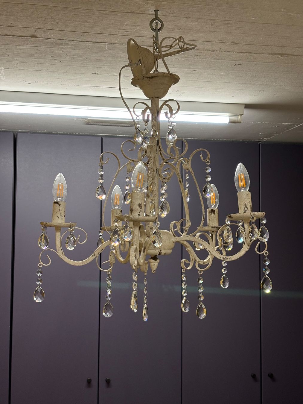 Lampadari & plafoniere: Chic Antique Kronleuchter 5 Armig – Usato da Knonau venduto da LilleKulla 3