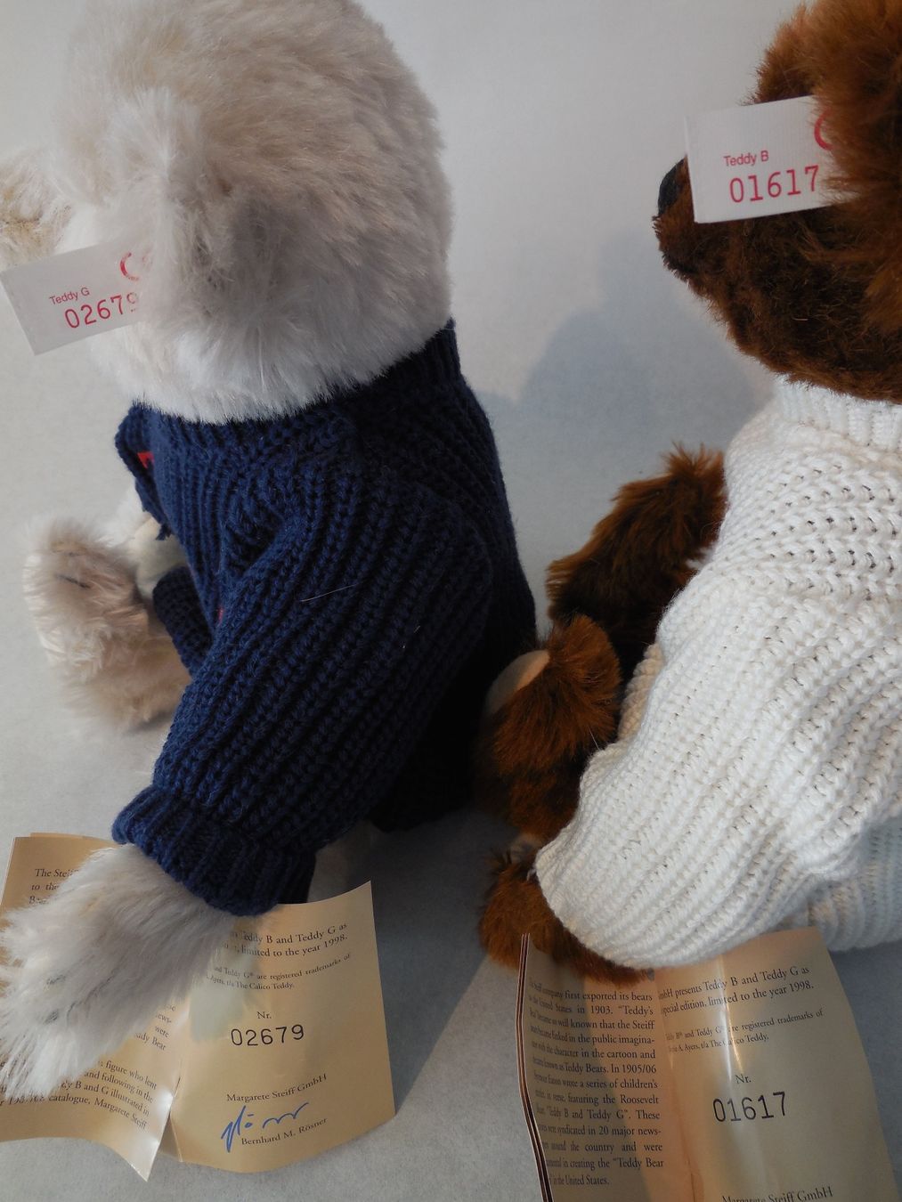 Steiff Giocattoli: Steiff, Teddy B & Teddy G, 1998 – Nuovo (secondo la descrizione) da BÜLACH venduto da arun8184 5