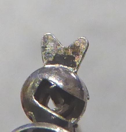 Broschen & Nadeln: Brosche 800 Silber mit synthetischem Stein um 1965 – Gebraucht aus Muri AG von Lineli2020 4