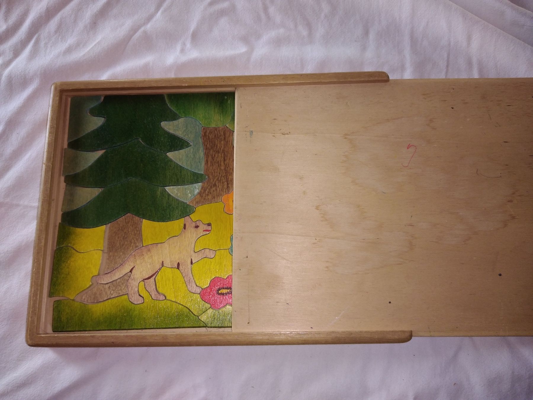 Puzzle: Puzzle Rotkäppchen, Holz antik – Usato da Adetswil venduto da sni17 1