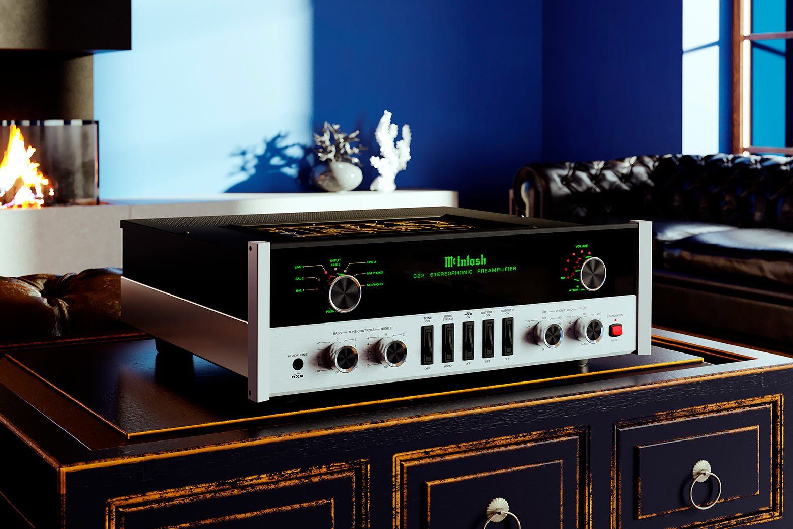 McIntosh Amplificatori: McIntosh C22 2-Channel Preamplifier Mk V – Usato da Maienfeld venduto da LehnerAkustikAG