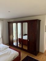 Schrank Teakholz mit Spiegeln und Einlegeböden